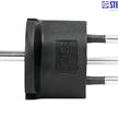 STEFFEN Fixadapter Deutschland Schuko CEE7/7 auf Schweiz T12 3-polig 230V | Bild 4