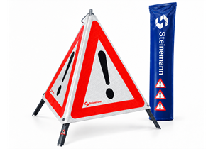 STEINEMANN Faltsignal 1.30 R2 Höhe 60cm Andere Gefahren tagesleuchtend (Vollreflex) - 039
