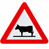 STEINEMANN Warnschild Aluminium 600mm Signal Tiere (Kuh) 1.25K Reflexionsklasse R2 - 039