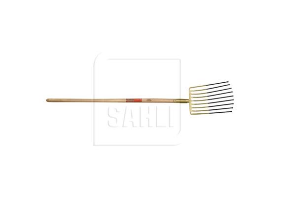 Steingabel - SAHLI Superieur, 9 Zinken, B 270mm, Zinkenlänge 350mm, Stiel 1370 / Ø47mm