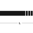 Stifte Flach blank aus Stahl 1.4 x 25mm | Bild 2