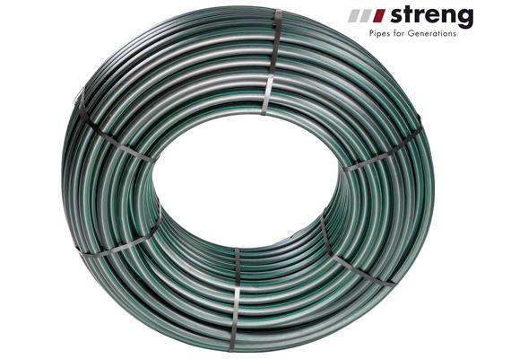 STRENG Antennenschutzrohr NW 30 mit Draht Ø 37 x 3mm 0.35kg/m