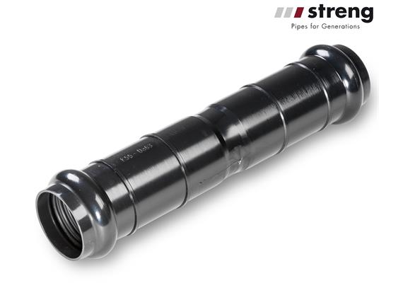 STRENG HDPE Doppelmuffen zu Kabelschutzrohren NW 63 (K55) mm KSR schwarz