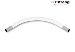 STRENG HDPE Flexbogen 90° K55 dn 63 (K55) mm R 600 mm Kabelschutzrohre KSR