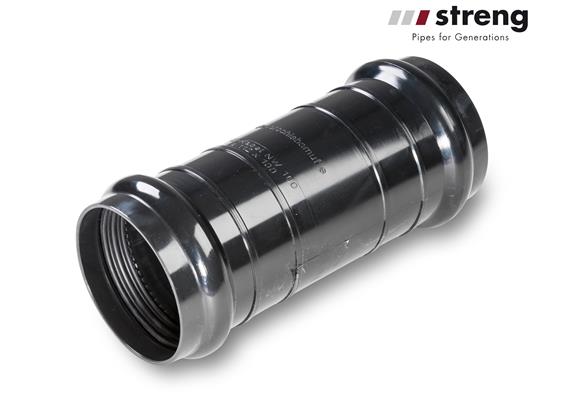 STRENG HDPE Überschiebemuffen zu Kabelschutzrohren dn 72/60 mm schwarz KSR