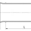 Streng Kabelschutzrohr HDPE Ø 112/100 weiss/rote Streifen SN8 gemufft m. Dichtung L=5m | Bild 2