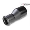 STRENG Kanalrohr Reduktion HSP HDPE 30° Ø 160/125 mm mit Dichtung