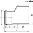 STRENG Kanalrohr Reduktion KGR-PP SN8 Ø 315/250mm mit Dichtung | Bild 2