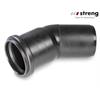 STRENG Kanalrohrbogen HSP PE 15° Ø 110 mm mit Dichtung