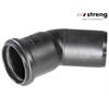 STRENG Kanalrohrbogen HSP PE 30° Ø 200 mm mit Dichtung