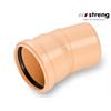 STRENG Kanalrohrbogen PP-HM SN8 S 13.3 Ø 315mm 15° mit Dichtung