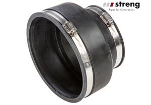 STRENG Kanalübergang-Flex Betonrohre dn 110mm Ø 155-170 auf 110-125 mm 0.6 bar