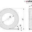 STRENG LDPE-Kabelschutzrohr gerollt NW 72/60 mm mit Einzugdraht KSR Rolle 100m - PLA | Bild 2