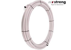 STRENG LDPE-Kabelschutzrohr gerollt NW 92/78 mm mit Einzugdraht KSR Rolle 100m