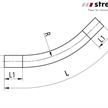 STRENG PE Bogen 45° starr dn 112/100 mm R 1000 mm zu Kabelschutzrohren KSR | Bild 2