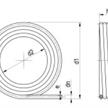 Streng PE Drain-Flex-Rohr gerollt geschlitzt, grün Ø 63 x 52mm innen glatt | Bild 2