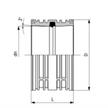 Streng Schachtfutter GRIP Ø 110 AØ 140 L 120mm mit Dichtung | Bild 2