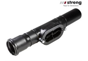 STRENG SP Steckmuffen Putzstück Ø110mm inkl. ovaler Dichtung/Deckel SN2-SN8