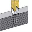 Stützenschuh BMF 100 x 70 x 126 Bolzen Ø 16 L 250mm feuerverzinkt | Bild 2