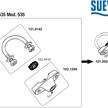 SUEVIA Anbohrschelle Gusseisen für Rohr 5/4 - 2" Abgang 1/2" Ersatzteil zu Mod. 535 - 066 | Bild 3