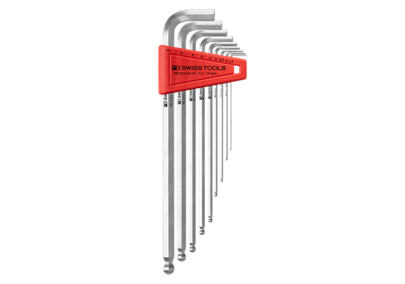 SWISSTOOLS Winkelschraubenzieherset PB 212 CN bis Gr. 10