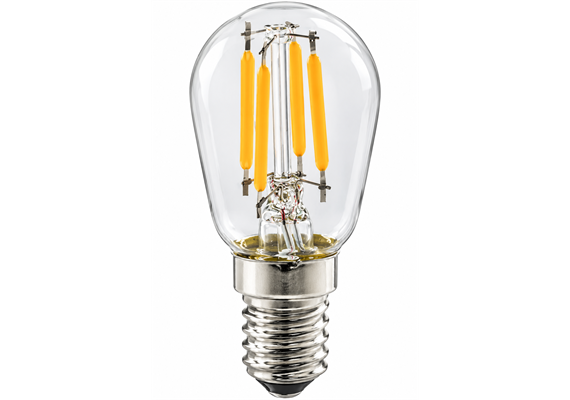 SYLVANA LED Signallampe klar 2W 230V E14 26 x 58mm 180lm