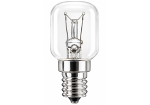 SYLVANIA Glühlampe für Backofen klar 15W/E14 300° Ø 22 L 49mm