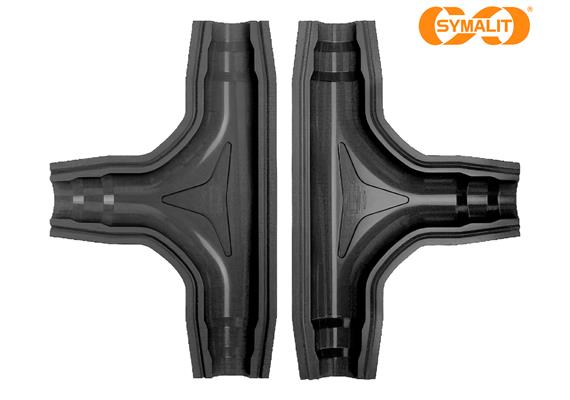 SYMALIT Halbschalen T Abzweiger Ø 120/100/80 Kabelschutzrohr KSR