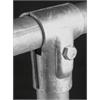 T-Schelle geteilt verzinkt Durchgang 1 1/2 Abgang 1 1/2" mit Schrauben M12 x 75