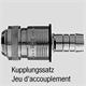 TEGUM Neomatic 1/2" Anschluss weiblich mit Innengewinde 3/8, 1/2 + 3/4"