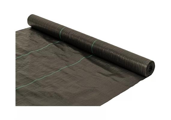 TEGUM Noor Unkrautblocker 1 x 25 m schwarzes PP-Gewebe / Gartenflies - 594