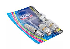 TEGUM TEGUFIX Steckkupplungs-Set 12 / 15 inkl. Spritzrohr aus Messing verchromt