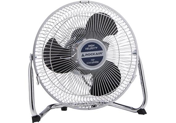 Tisch-Ventilator / Windmaschine ROCKAIR V9 50W 230V Ø22cm Stahl verchromt