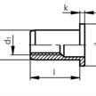 TUBTARA M3 D5/8 L 9,75 Klemmlänge 0,25-2mm Blindnietmuttern BN4574 Flachkopf offen ALU | Bild 3