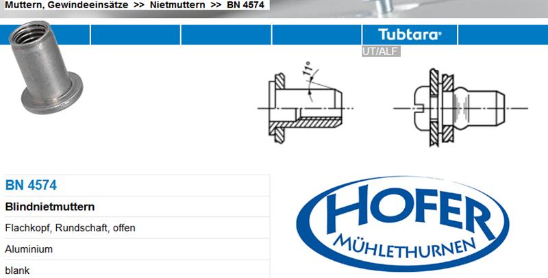 Gewindehülse  BAUER Profiltechnik GmbH