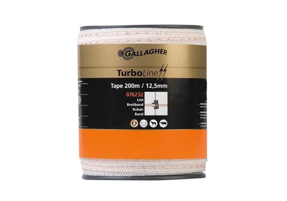 Turbo Breitband Gallagher weiss mit 3 dicken Nirosta - und 2 dick B 20mm L 200m