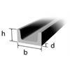 U-Stahl rundkantig 50 x 25 x 5/6mm S235JR (RSt37-2) - ENG