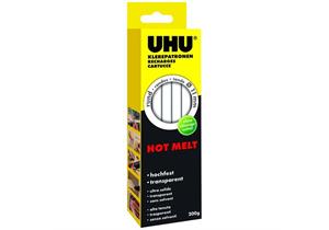 UHU Klebepatronen HOT MELT transparent hochfest 200 g, Ø 11mm (Heisskleber)