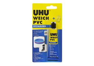 UHU weich PVC Kleber Tube 30g ideal für Weichkunststoffe aus PVC + PU wasserfest - EHD