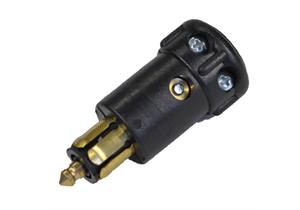 Universal Stecker 2-polig ISO 4165 für Kraftfahrzeuge - Spannung 6 / 12 / 24 Volt