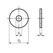 Unterlagscheiben verzinkt Carrosserie 6.4 x 25 x 1.8mm | Bild 2