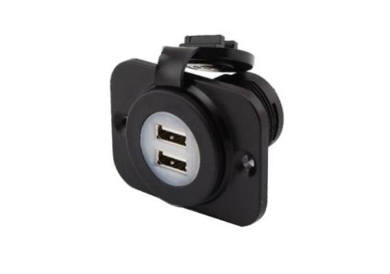 USB-Steckdose 2x2.1A USB Ladeanschluss für 12V oder 24V, Elektro-Material -  Hofer Mühlethurnen GmbH