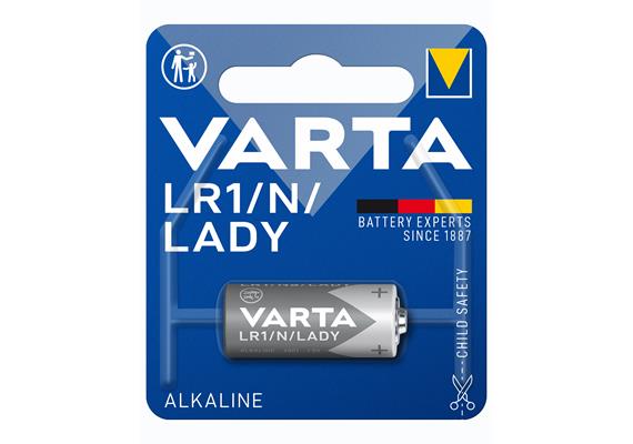 VARTA Batterie Alkaline Special LR1 N Lady 850mAh Pack mit 1 Stück