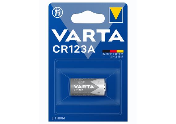 VARTA Batterie Lithium Cylindrical CR123A 1430 mAh