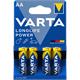 VARTA Batterie Longlife Power AA Pack mit 4 Stück