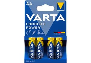 VARTA Batterie Longlife Power AA Pack mit 4 Stück