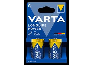 VARTA Batterie Longlife Power C LR14 Pack mit 2 Stück Type 04114
