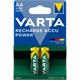 VARTA Batterie Recharge Accu Power AA 2100 mAh Pack mit 2 Stück