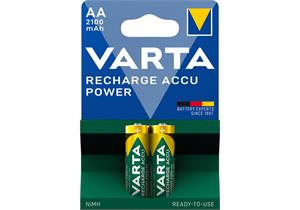 VARTA Batterie Recharge Accu Power AA 2100 mAh Pack mit 2 Stück