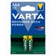 VARTA Batterie Recharge Accu Power AAA 1000 mAh Pack mit 2 Stück - EHD